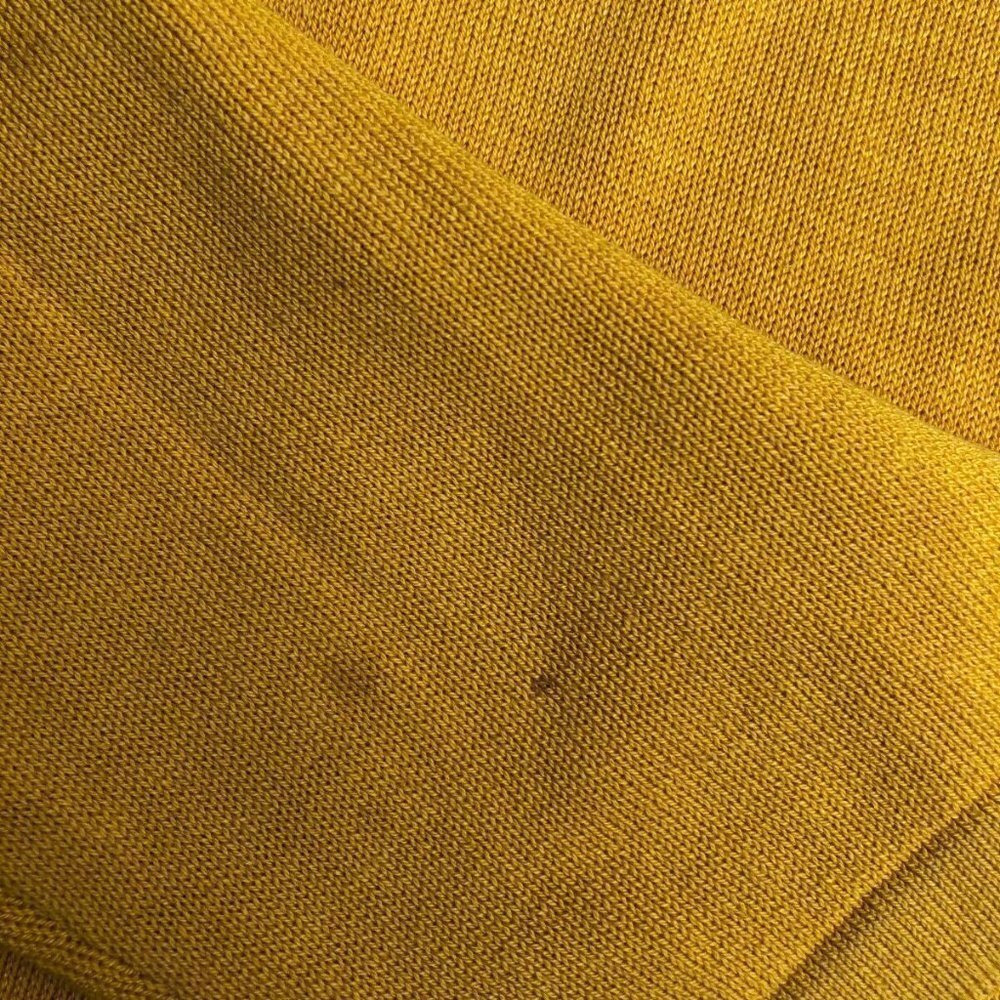 SANDRO PARIS Women's Designer Pullover Sweater LARGE Yellow Long Sleeve​​​​​​​ - Picture 2 of 7